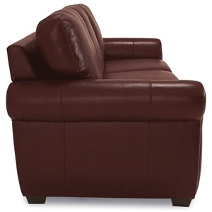 Hamilton ii top burgundy reclining sofa